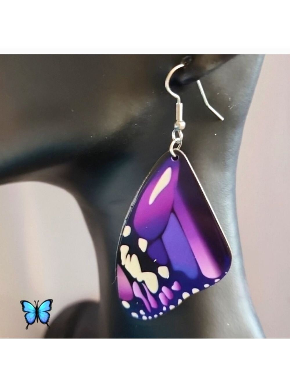 MONARCH Butterfly WING  Earrings Butterfly Wing Spring Summer Fall